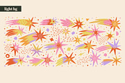 FUNKY STARS clipart, patterns, cards, a Decorative Illustration by Elliko shop (Thumbnail 4 of 8)