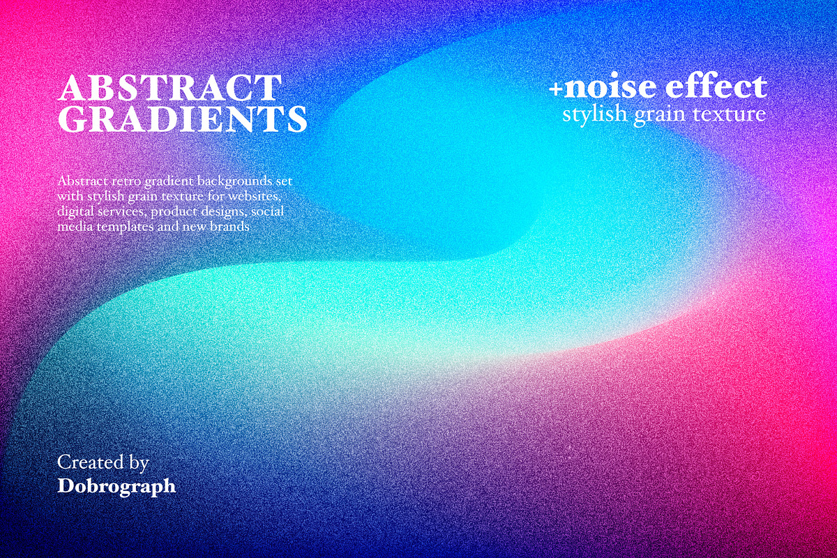 Abstract gradients, a Background Graphic by DOBROGRAPH (Photo 3 of 14)