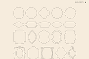 Vintage vector logos, a Background Graphic by venimo (Thumbnail 6 of 6)