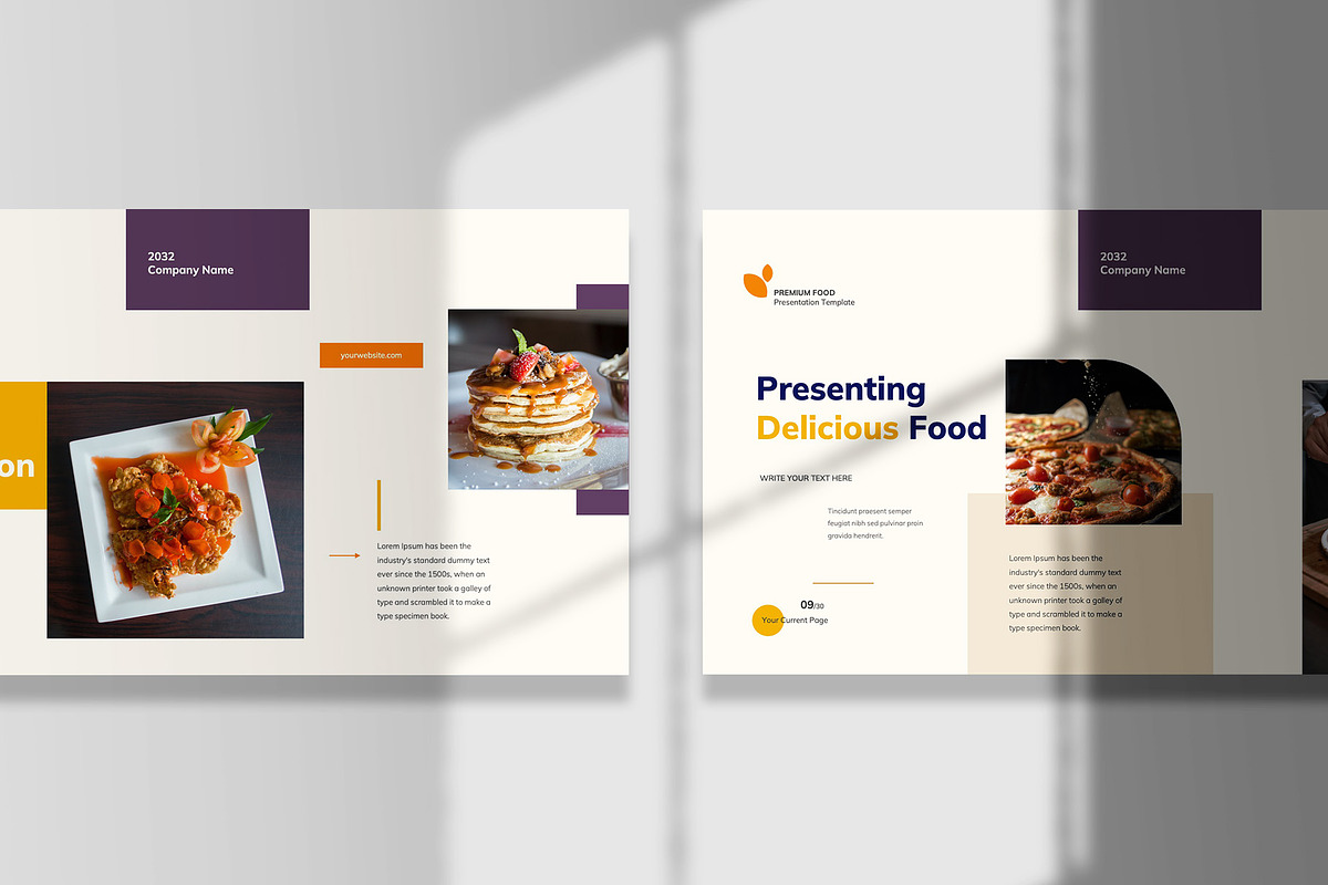 Halua - Food Google Slides Template, a Presentation Template by Boinah Studio (Photo 3 of 7)