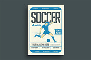 Soccer Academy Flyer Template, a Flyer Template by megarez (Thumbnail 2 of 3)