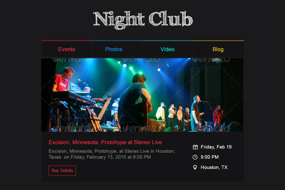 Christmas & New Year Party Email, an Email Template by NancyS (Photo 2 of 10)