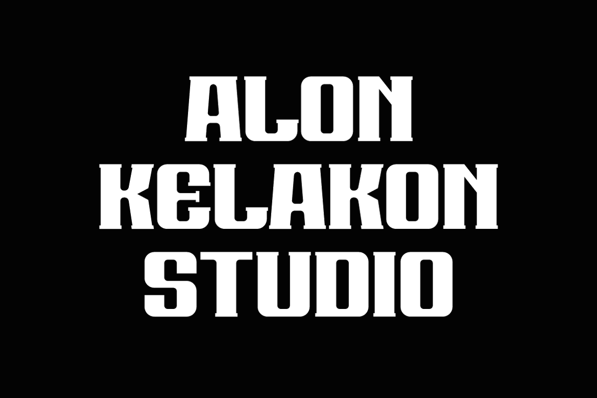 Blacko Sporty, a Serif Font by alon kelakon (Photo 4 of 6)