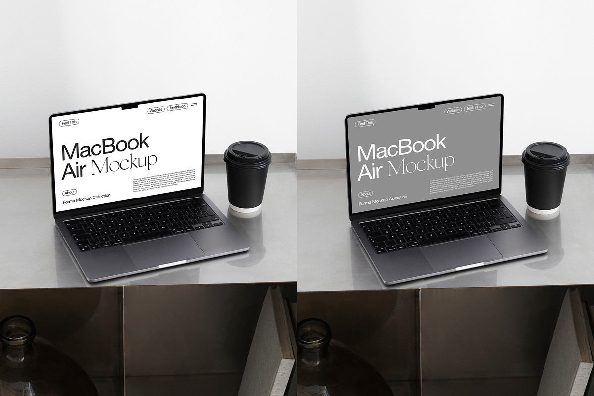 MacBook Air Mockup PSD, a Mac Mockup by Feel This (Photo 3 of 3)