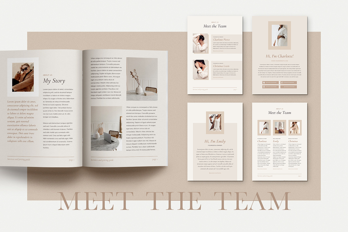 Services and Pricing Guide Template, a Magazine Template by Studio Loire (Photo 5 of 19)