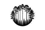 Forest Frame Silhouette SVG Bundle, an Illustration by jahid234 (Thumbnail 3 of 51)