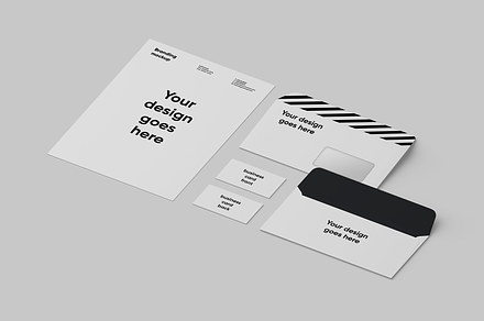 Basic Branding Stationery Mockup