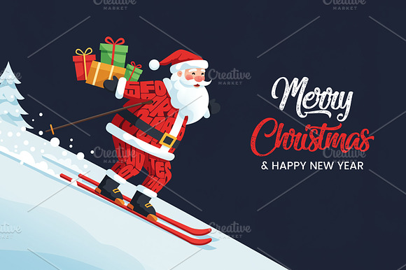 Merry Christmas and New Year Banner preview 2