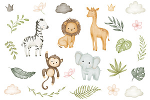 Cute Safari Animals