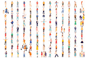 Stylish Characters illustrations, an Illustration by Vector Portal (Thumbnail 6 of 6)