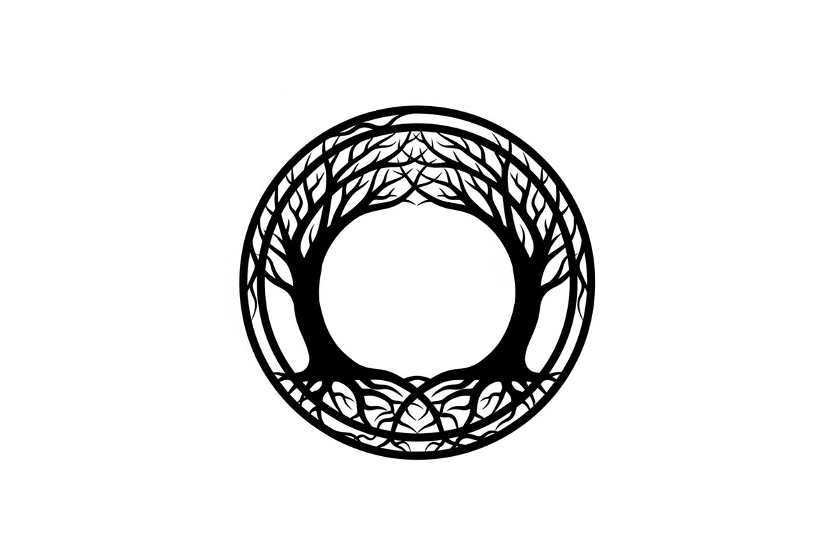 Tree of Life Circle Frame Bundle, an Illustration by Gaye Art (Photo 11 of 51)