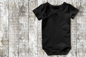 T-shirt Mockup Baby Bodysuit Mock Up