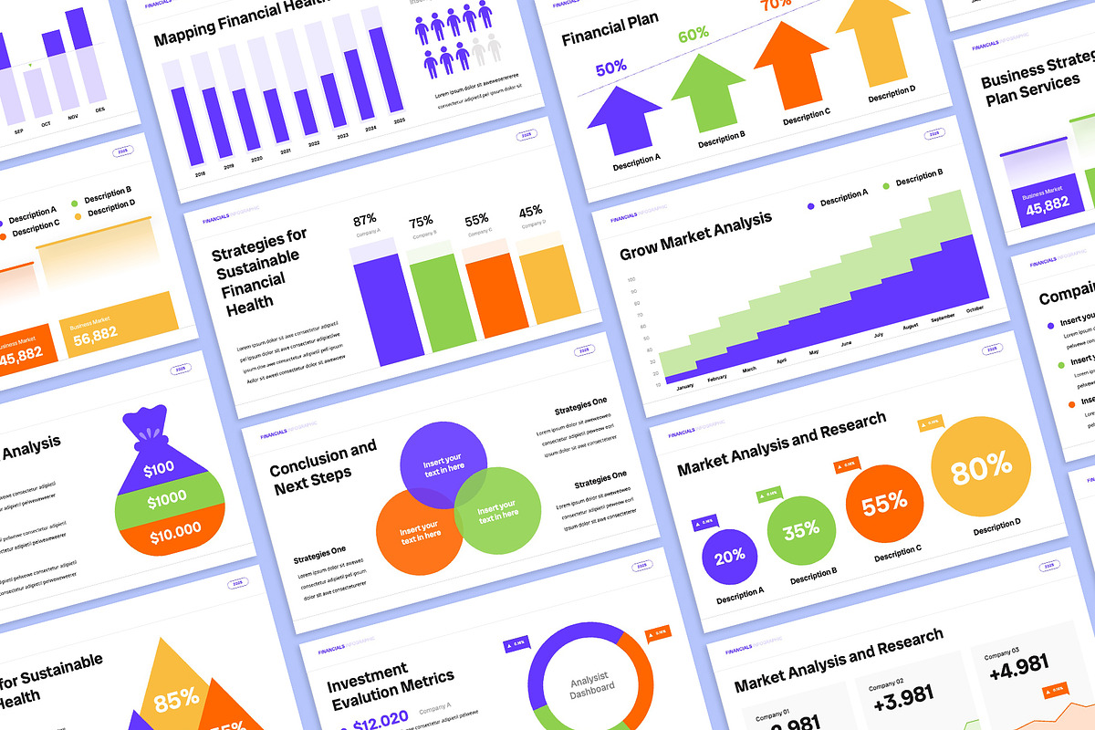 Financial Infographic Google Slides, a Presentation Template by rgbryand (Photo 5 of 6)