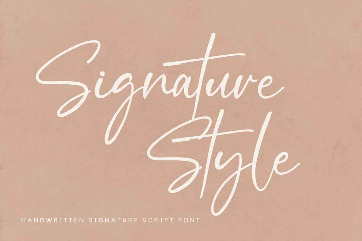 Heater Bellamore Signature Handwriti, a Handwritten Font by CreateBigSupply (Photo 2 of 10)