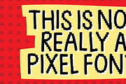 Pixel Punch - a wannabe pixel font!, a Sans Serif Font by pizzadudedotdk (Thumbnail 9 of 10)
