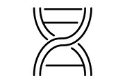 DNA icon, an Outline Icon by Sumberpangan (Thumbnail 2 of 5)