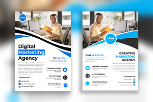 Digital Marketing Business Flyer, a Flyer Template by Designgrove