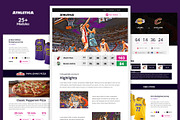 Athletica-1 Email Template + Builder, an Email Template by WEB4PRO (Thumbnail 1 of 4)