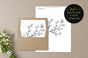 Printable Envelope Liner, Sophie, an Invitation Template by Alice Bluefox (Thumbnail 4 of 7)