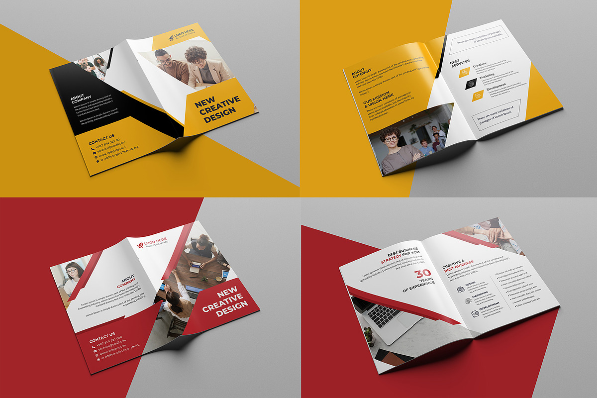 20 Bi-fold Brochure Template Bundle, a Brochure Template by Pixelpick (Photo 7 of 11)