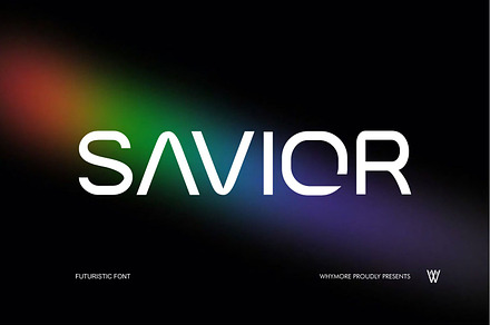 SAVIOR – Futuristic Techno Sans Font