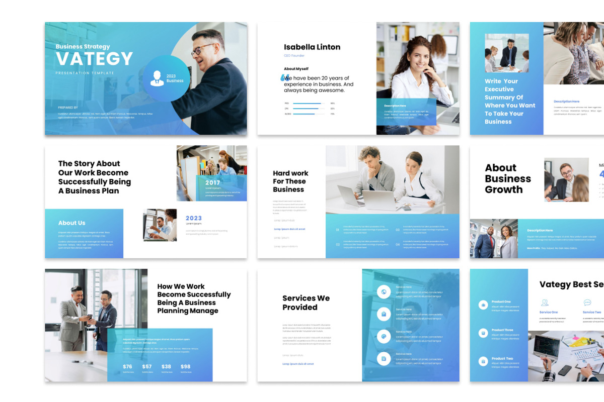Vategy-Business Keynote & GS, a Presentation Template by Raseuki (Photo 2 of 5)