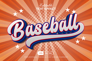 Baseball Text Effect 3D Style, a Layer Style Add-On by Mockmenot