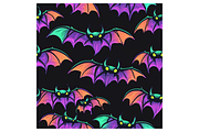 Neon Halloween Digital Paper, a Pattern Graphic by Chromolume Studio (Thumbnail 13 of 28)