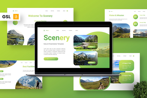 Scenery - Nature Google Slide preview 7