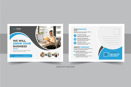 Unique eddm postcard design template, a Card Template by Pavel_design