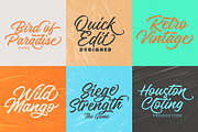 Artiglow Script, a Script Font by joelmaker (Thumbnail 2 of 13)