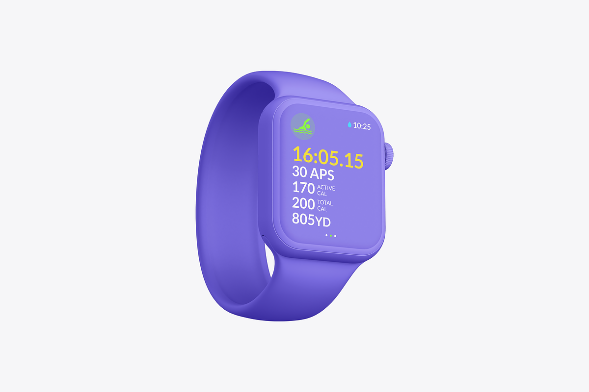 Apple iWatch Clay Mockup, a Product Mockup by Mockupdaddy (Photo 4 of 11)