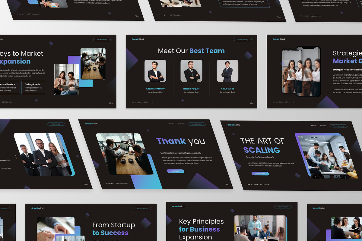 GrowthMind - Growth PowerPoint, a Presentation Template by GraphauseProject (Photo 3 of 6)