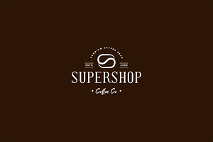 Letter S Coffee Shop Logo