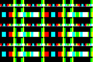 Static Neon Stripe Seamless Repeat, a Pattern Graphic by Sharon Schwalbe