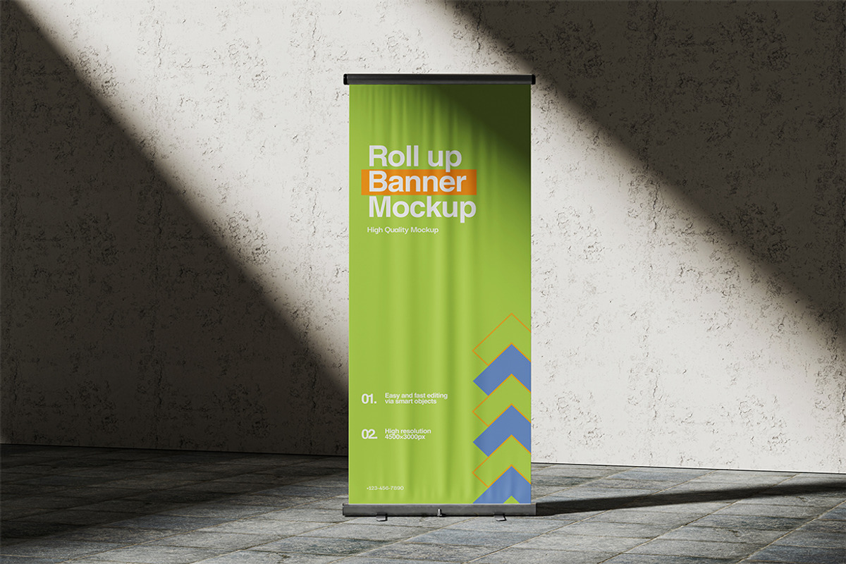 Roll Up Banner Mockup, an Advertising Mockup by SimpangGraphics (Photo 2 of 4)