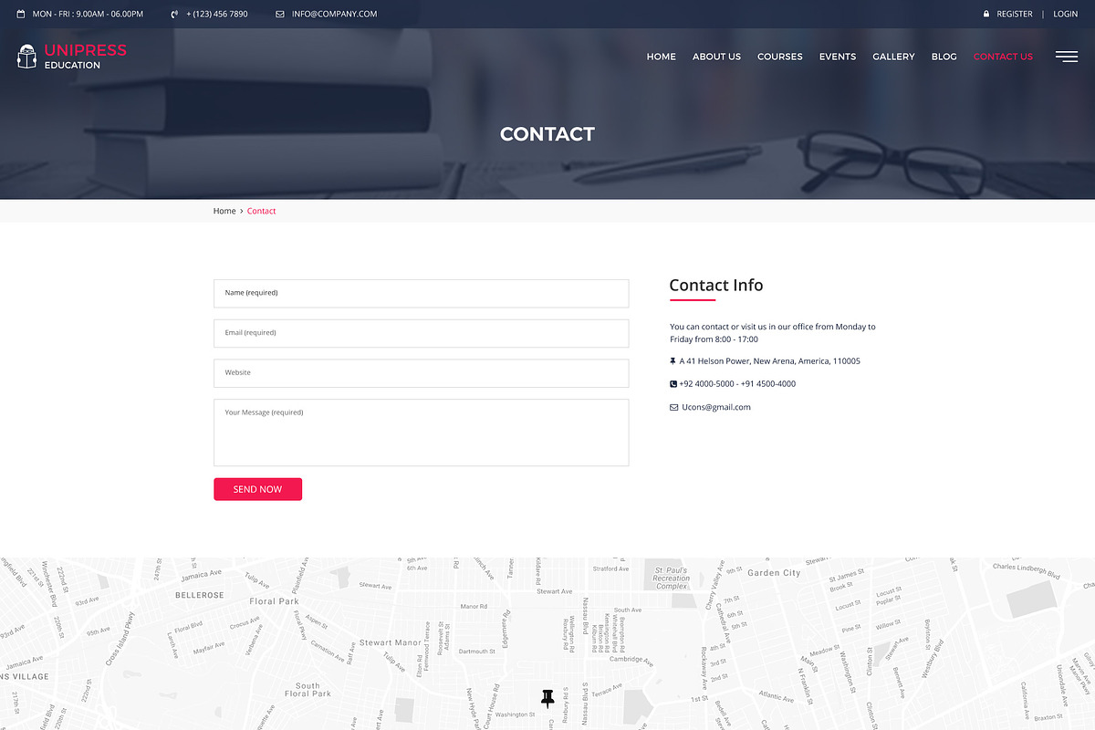 Unipress Education PSD Template, a Websites & App Template by mine-tech (Photo 14 of 22)