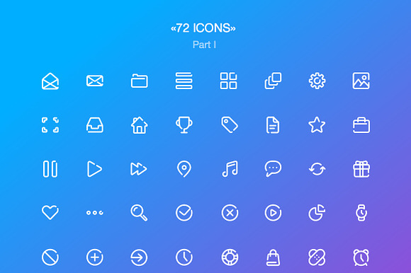 «72 Icons» Part 1