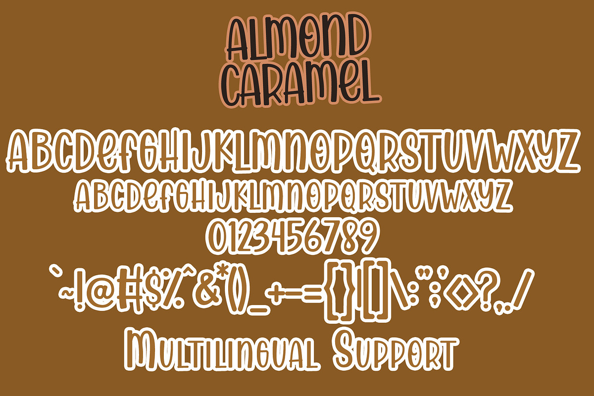 Almond Caramel - Handwritten Font preview 7