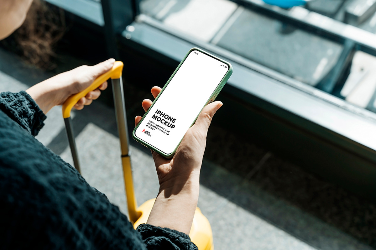 iPhone Mockup, an iPhone Mockup by UnicDesign (Photo 7 of 11)
