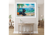 Painting of a Scottish Terrier Dog 2, an Animal Illustration by Art Paradise Studios (Thumbnail 7 of 9)