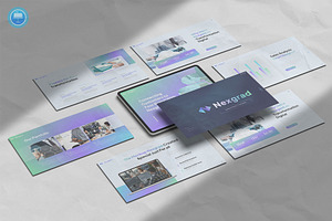 Gradient Business Keynote, a Presentation Template by Pixslides