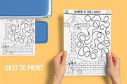 Construction site coloring games, an Education Illustration by Lexi Claus (Thumbnail 14 of 15)