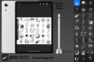 Tattoos Set 4 Procreate Brush Stamps