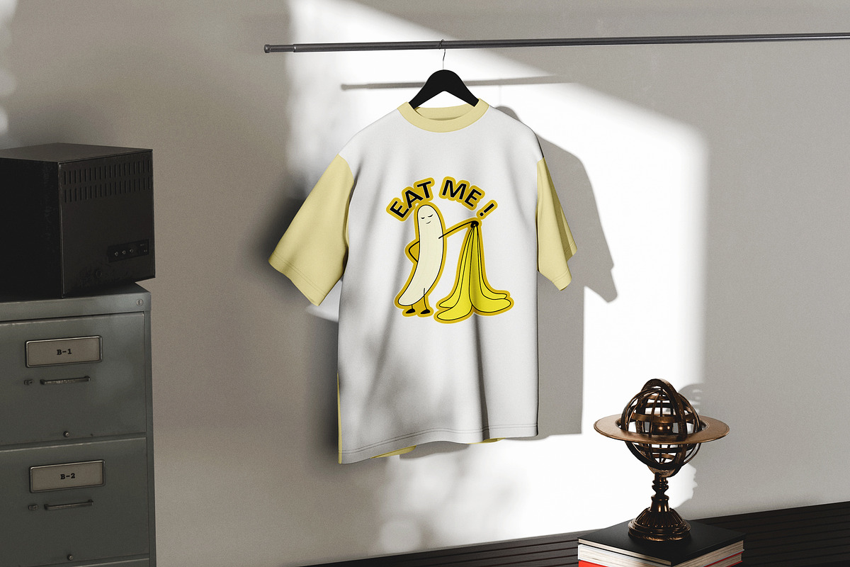 Eat Me Funny Banana T-Shirt Design, an Object Illustration by Ahluva Studio (Photo 3 of 6)