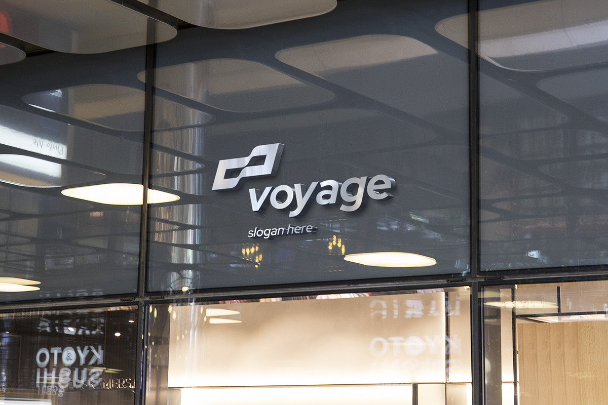 Travel Minimal Logo Mockup, a Branding & Logo Template by Dipak Dheer (Photo 6 of 6)