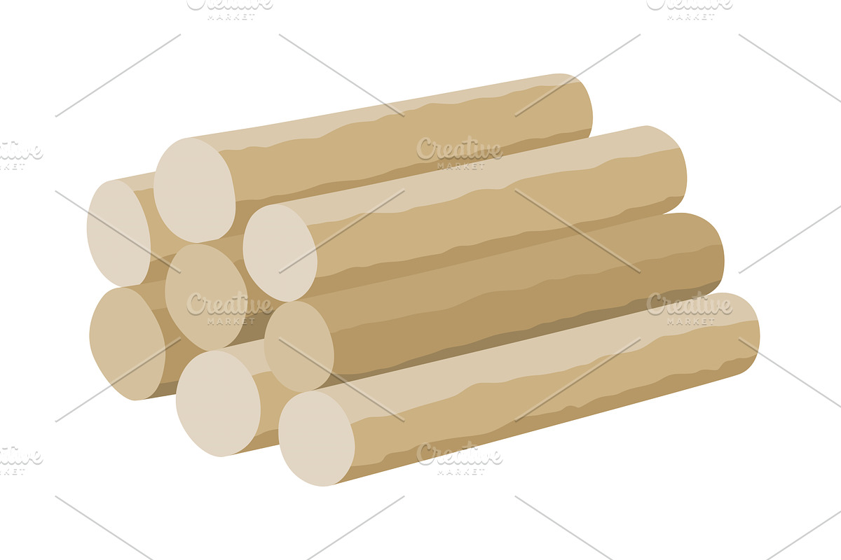 Building material. Heap of, an Object Illustration by Things for designers