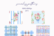 Wisteria Tea Party Watercolor, a Decorative Illustration by Catch the Dream Art (Thumbnail 11 of 13)