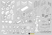 Procreate Isometric Cafe Stamp Pack, a Brush Add-On by Artbykimmyw (Thumbnail 2 of 10)