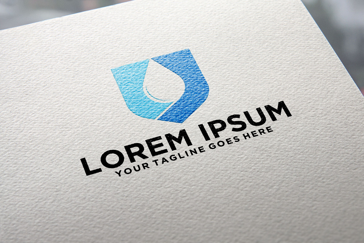 Save Water Shield logo concept, a Branding & Logo Template by REDVY CREATIVE
